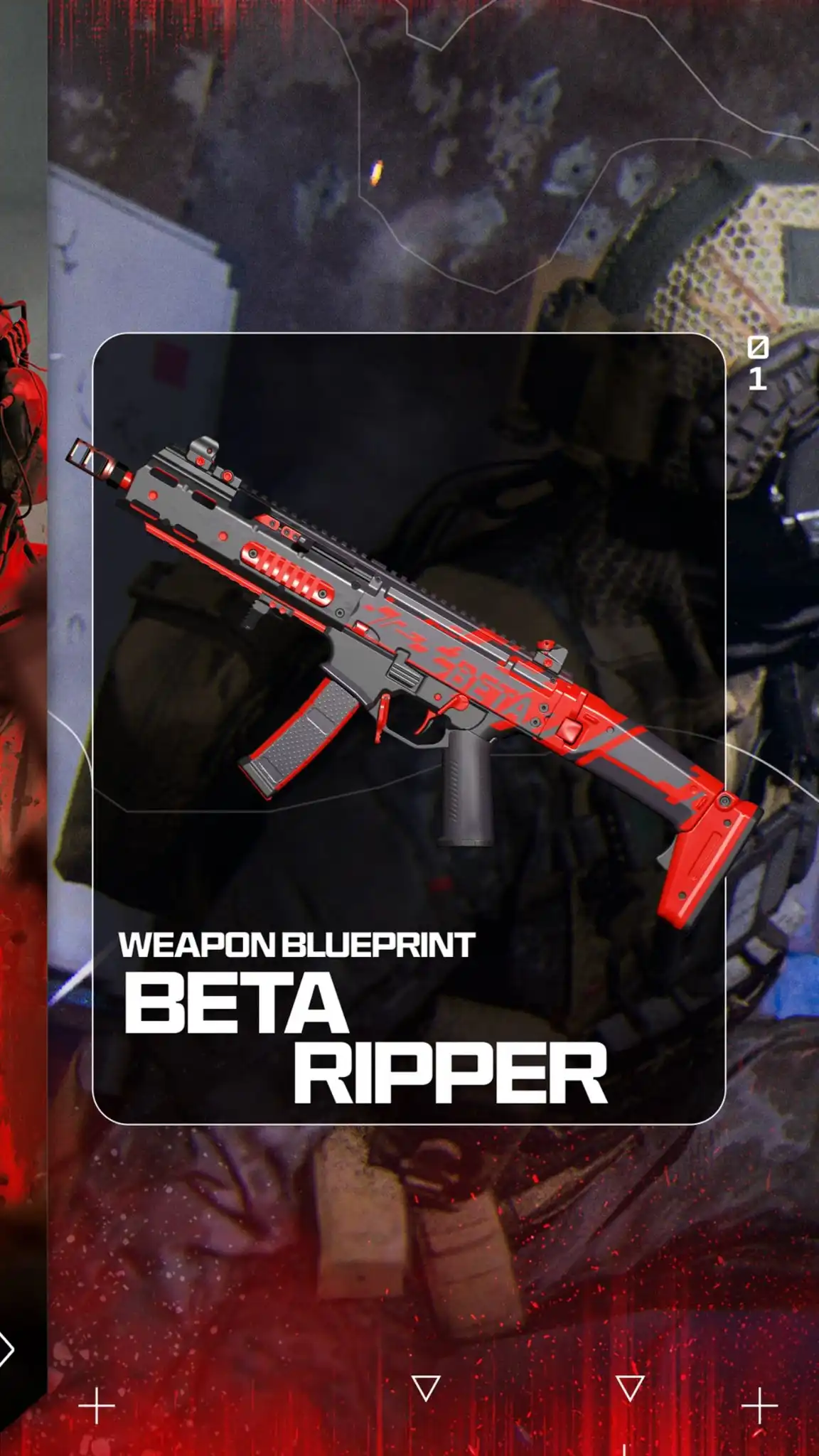 Beta ripper MW3 blueprint