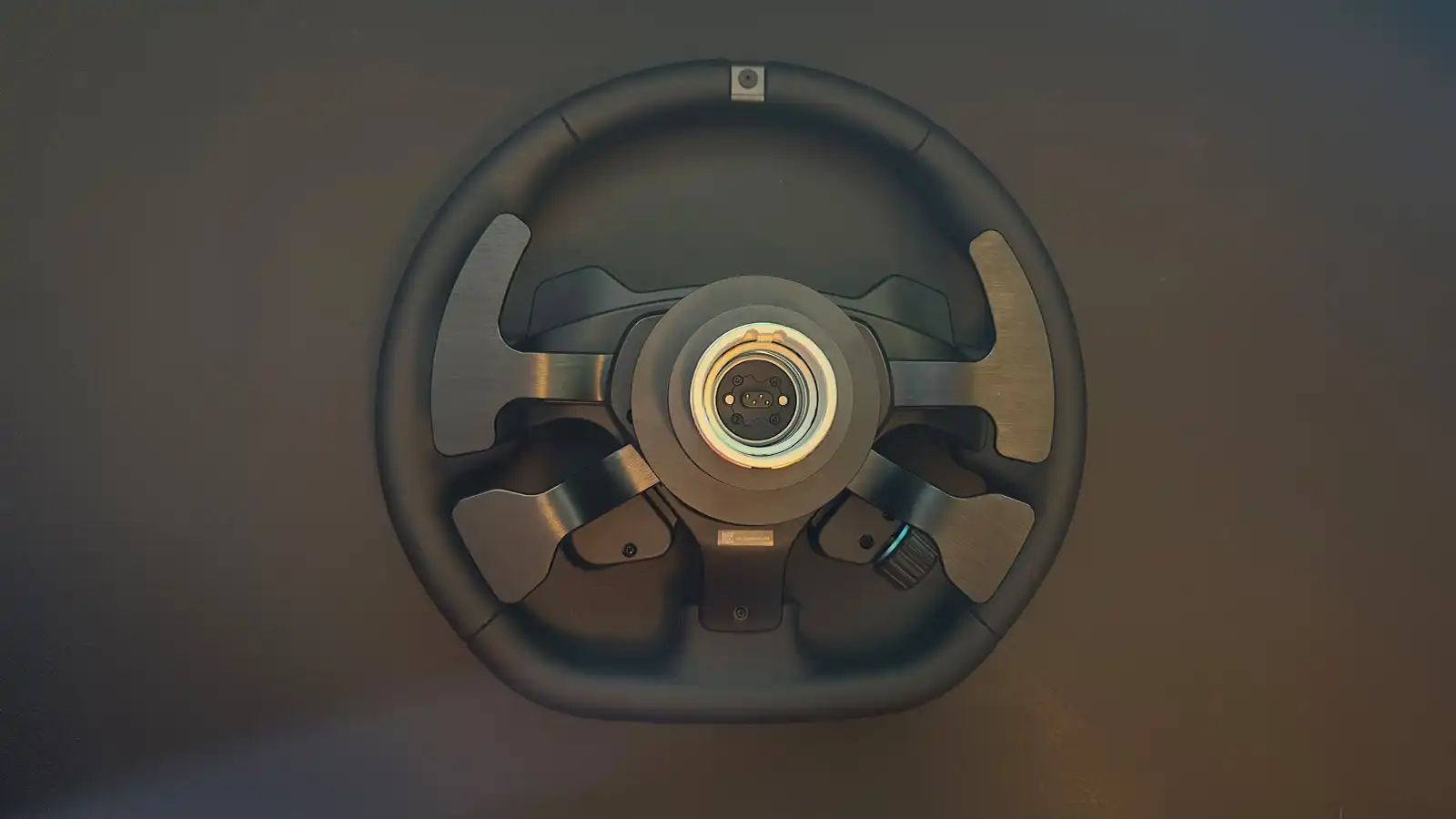 Logitech Pro Wheel backside detached