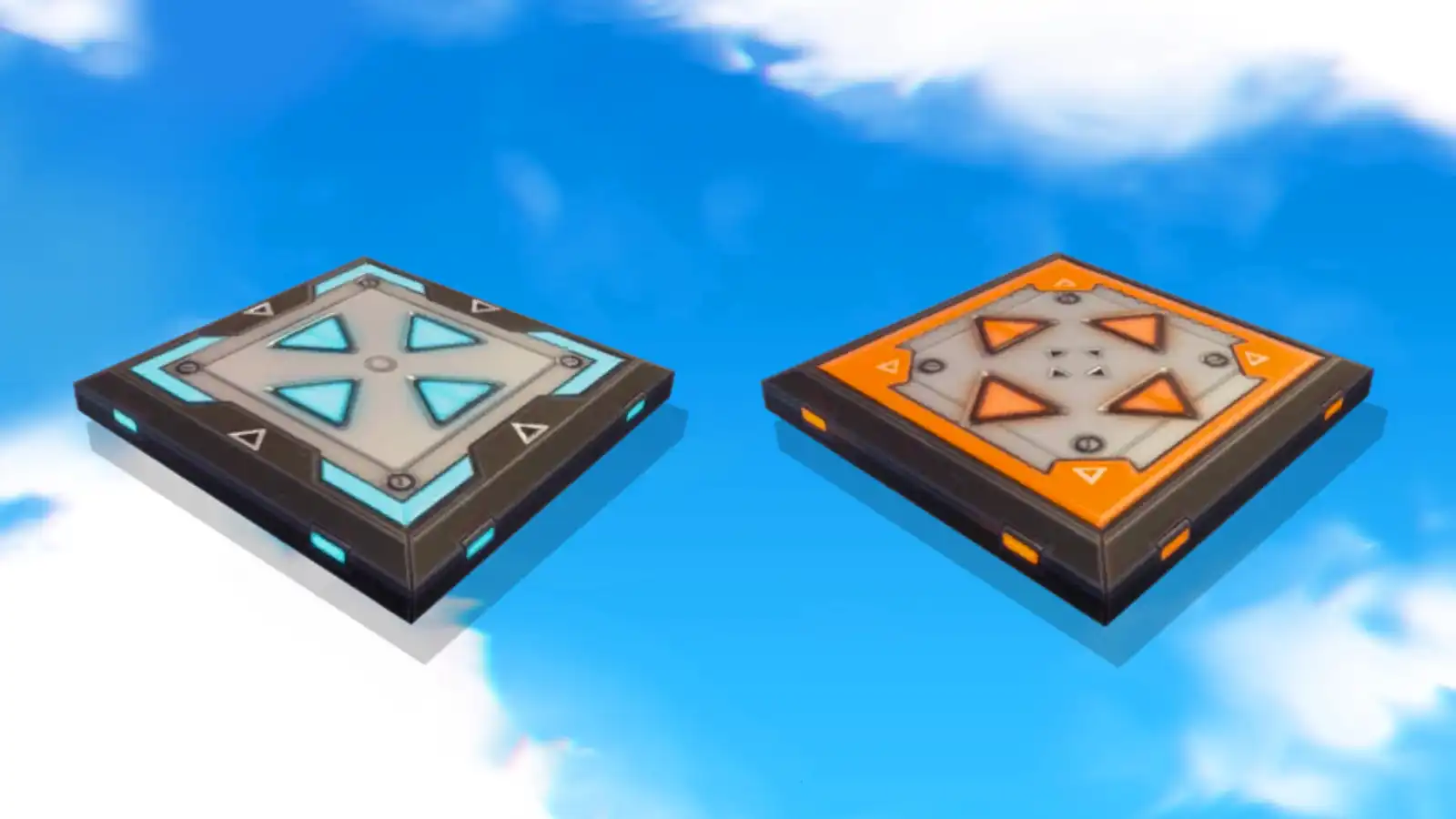 Fortnite OG Jump Pads in Chapter 1 Season 1.