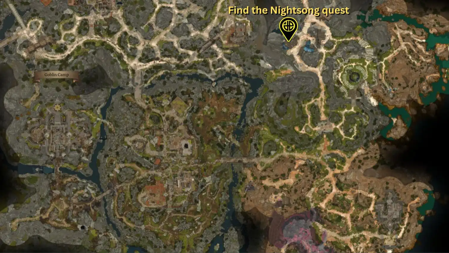 Find the Nightsong quest location