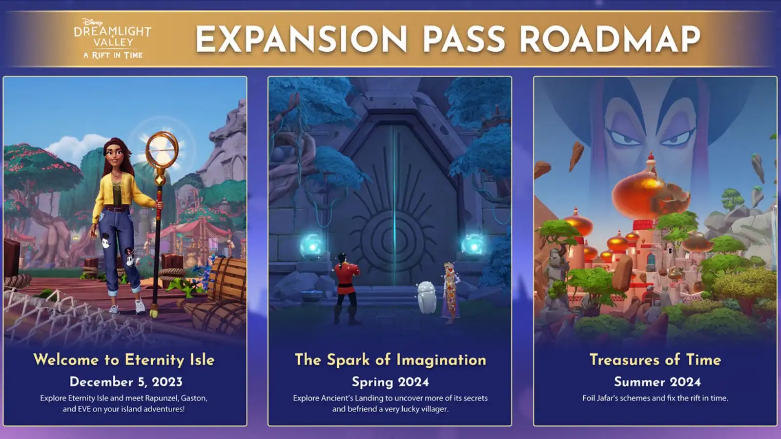 Disney Dreamlight Valley expansion roadmap