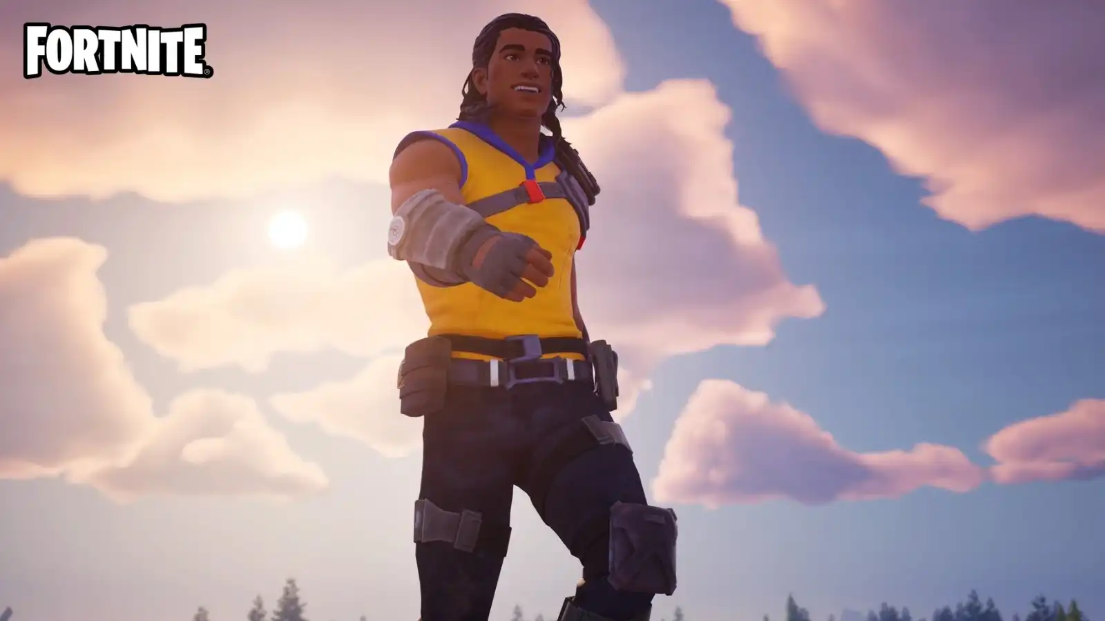 A screenshot of the Trailblazer skin in Fortnite