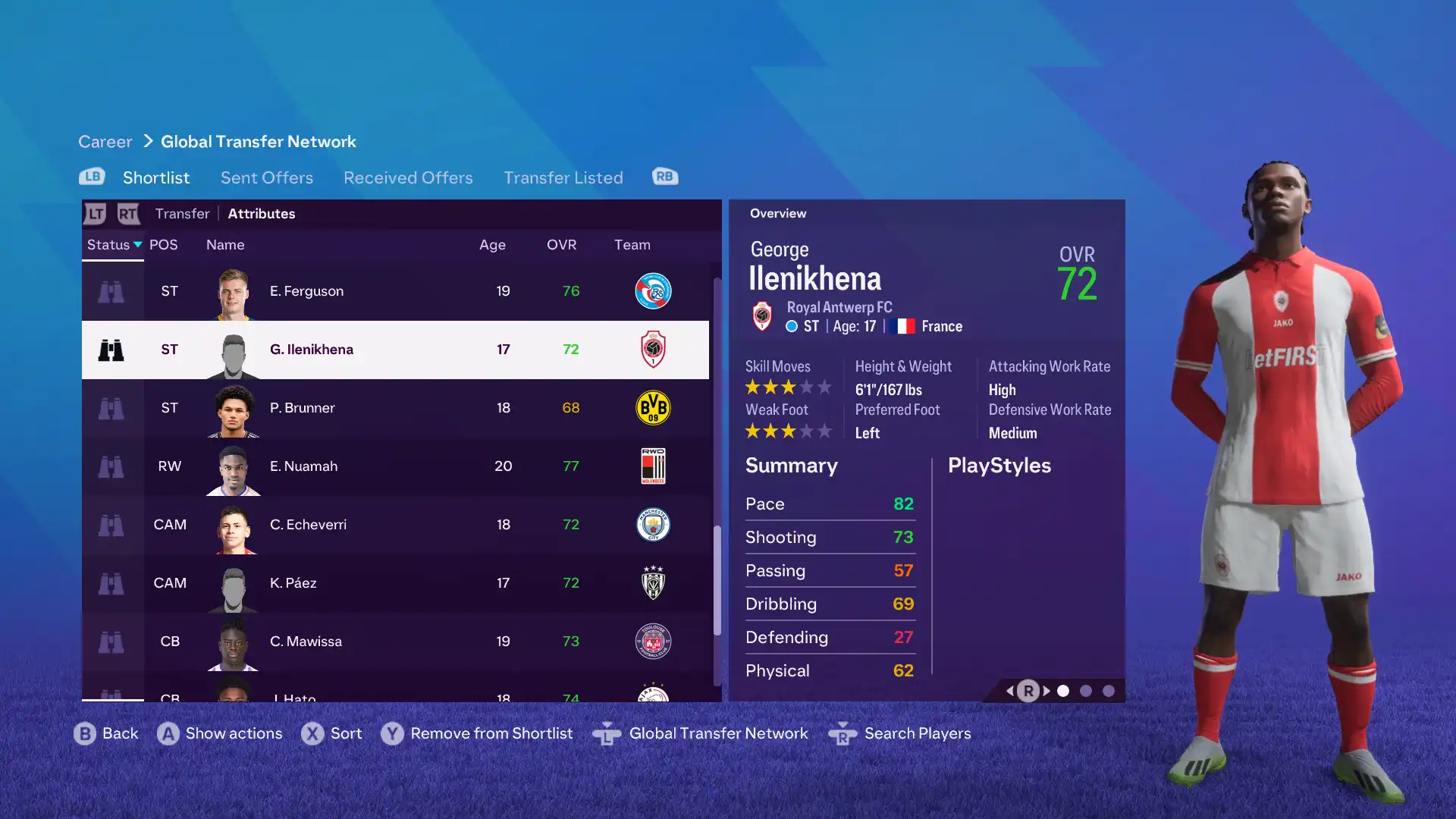 ea fc loan george ilenikhena