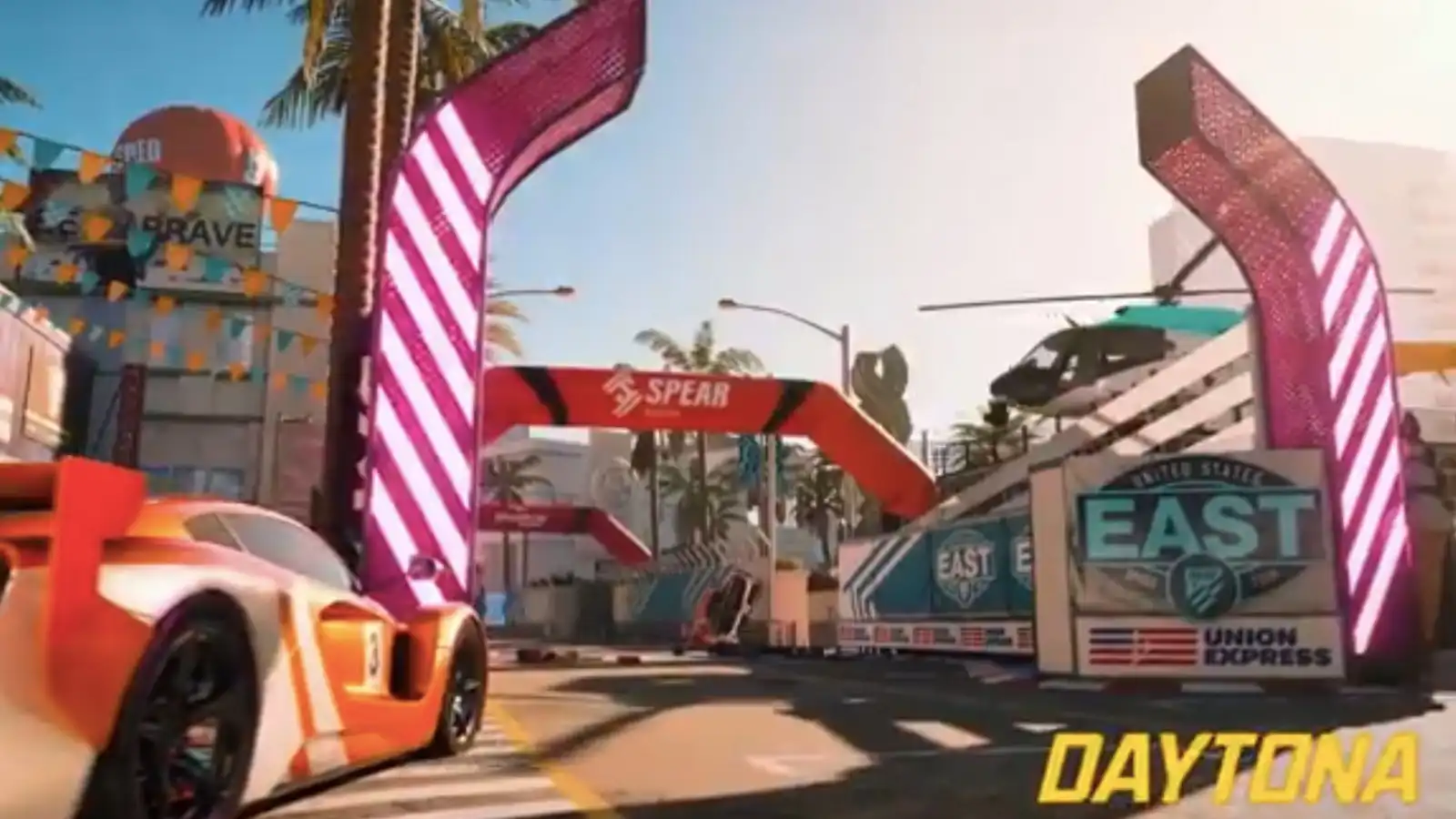 An image of the Daytona map in XDefiant.