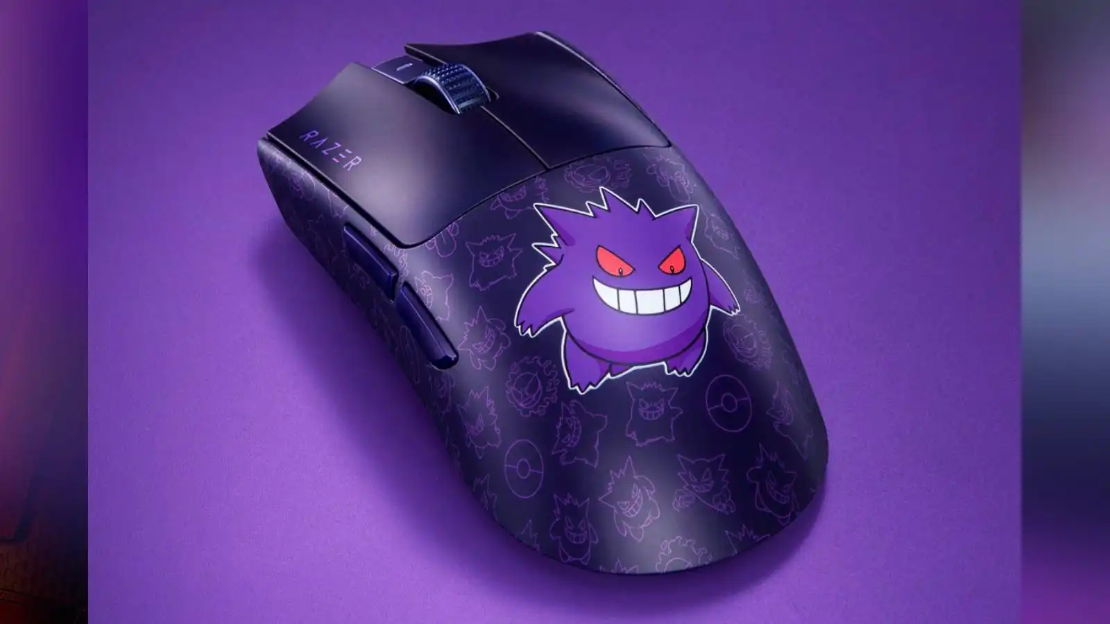 Promo image of the China Razer Gengar collab.