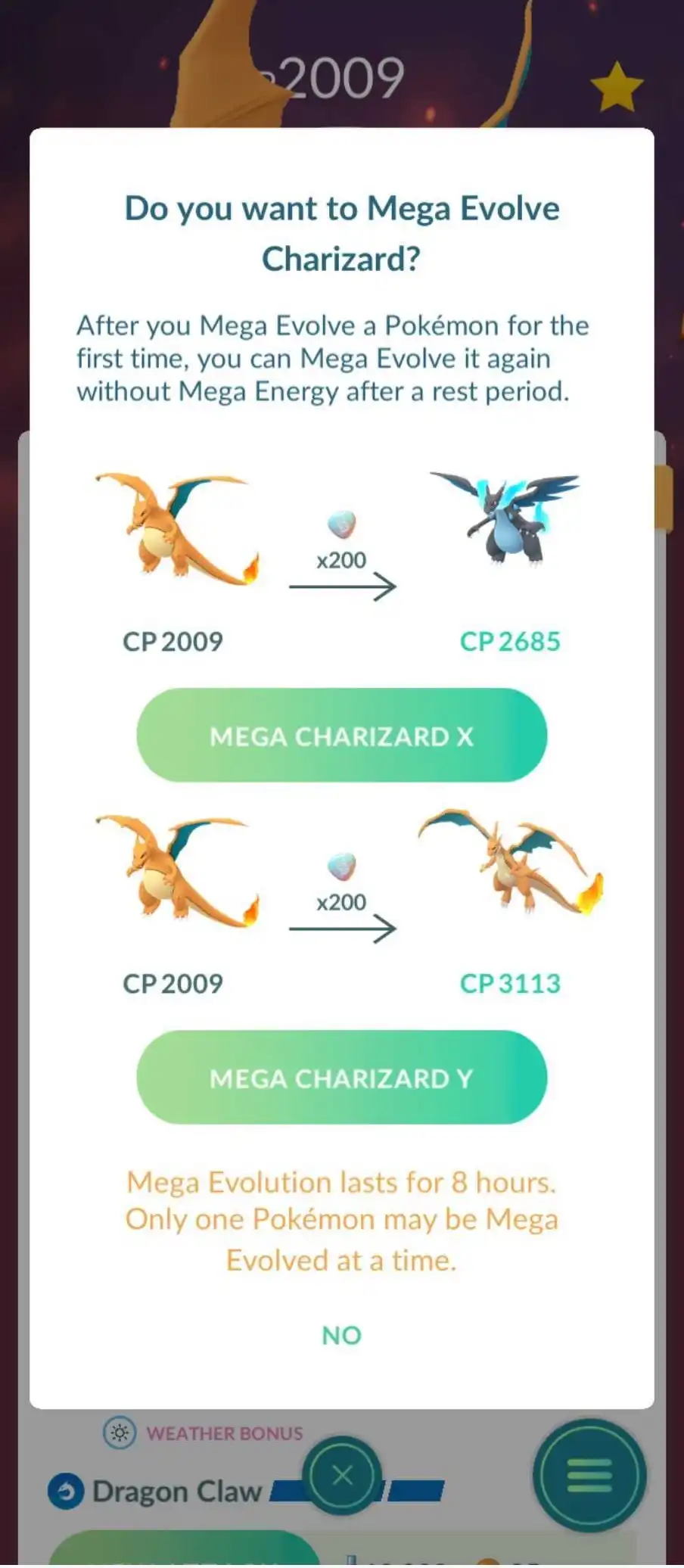 Charizard Mega Energy