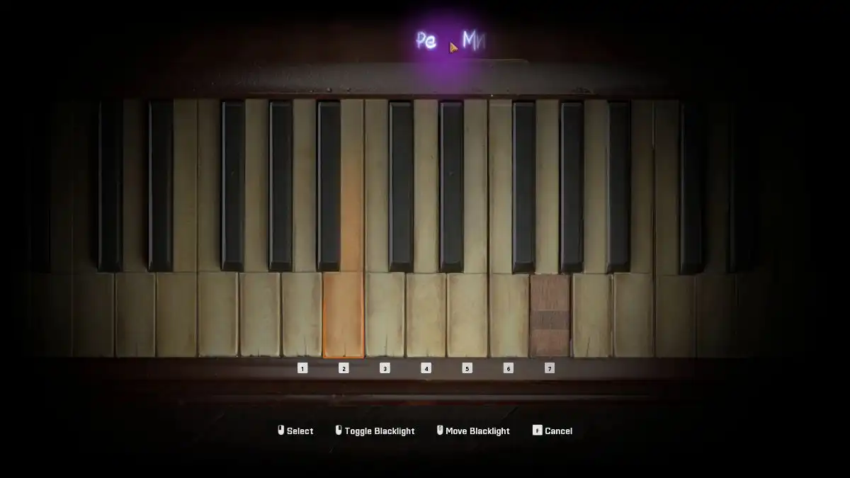 piano puzzle COD