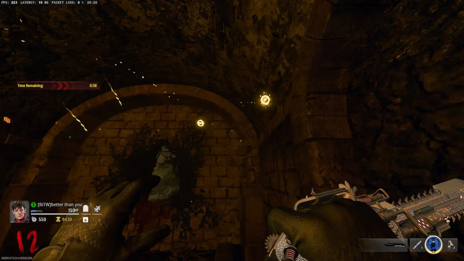 The symbols tunne in Black Ops 6 Zombies on Citadelle des Morts