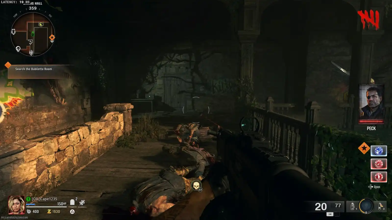 The radio next to the Vulture-Aid Perk on Citadelle des Morts in Black Ops 6 Zombies