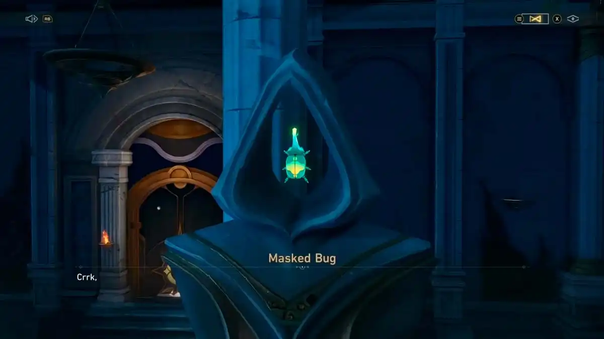 Masked bug appearance