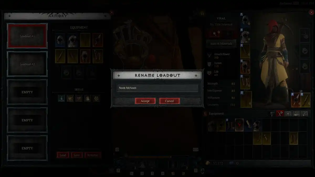 Diablo 4 armory location