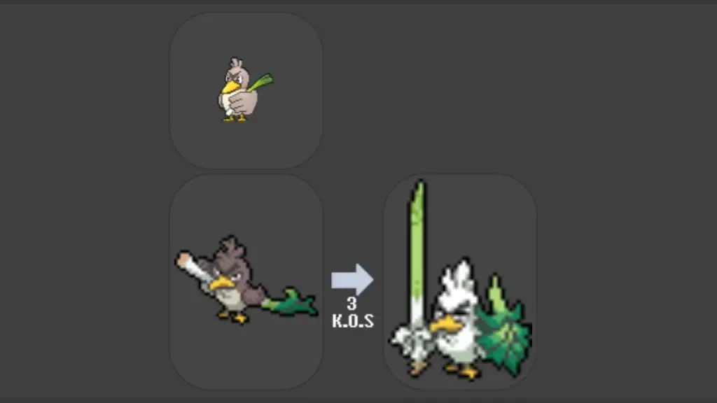 Serebii.net has revealed how Galarian Farfetch'd evolves in Pokemon Sword. 