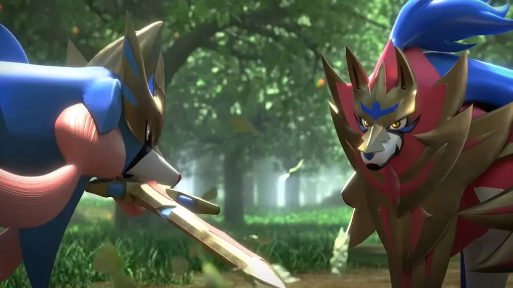 Pokemon Sword Shield Zacian Zamazenta Shiny