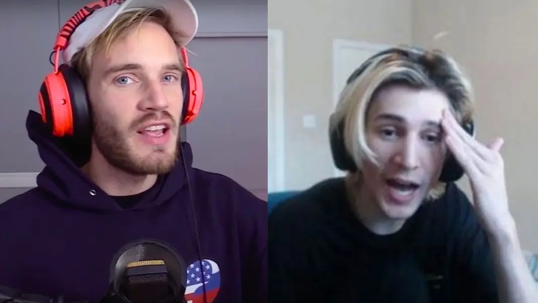 YouTube: PewDiePie/Twitch: xQc