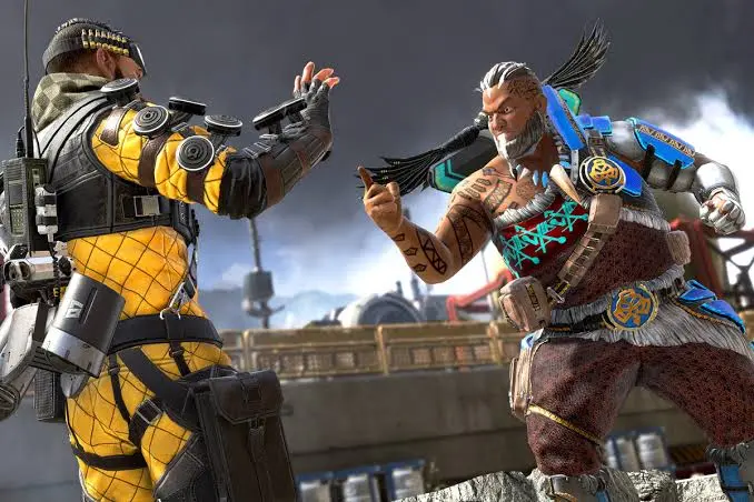 Apex Legends character arguing