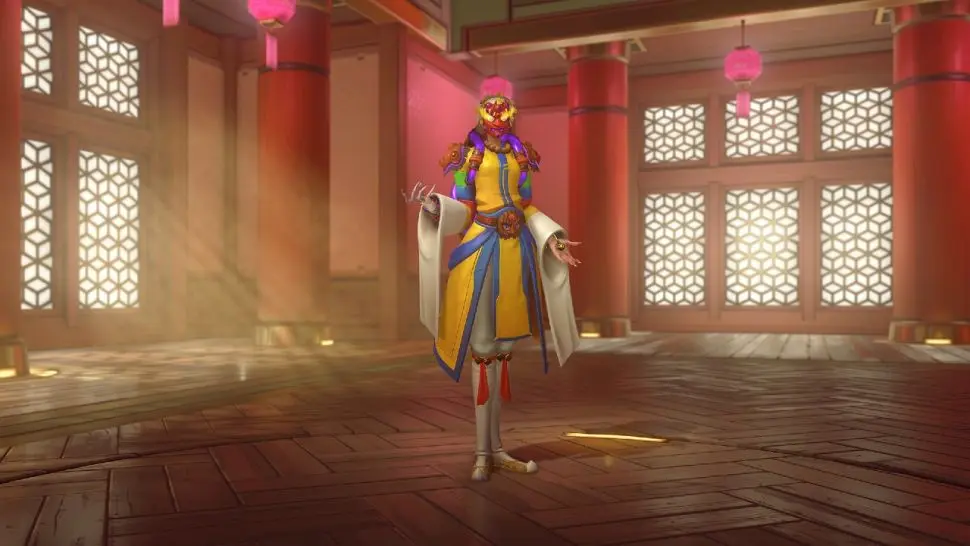 Mask Dancer Moira skin for Overwatch