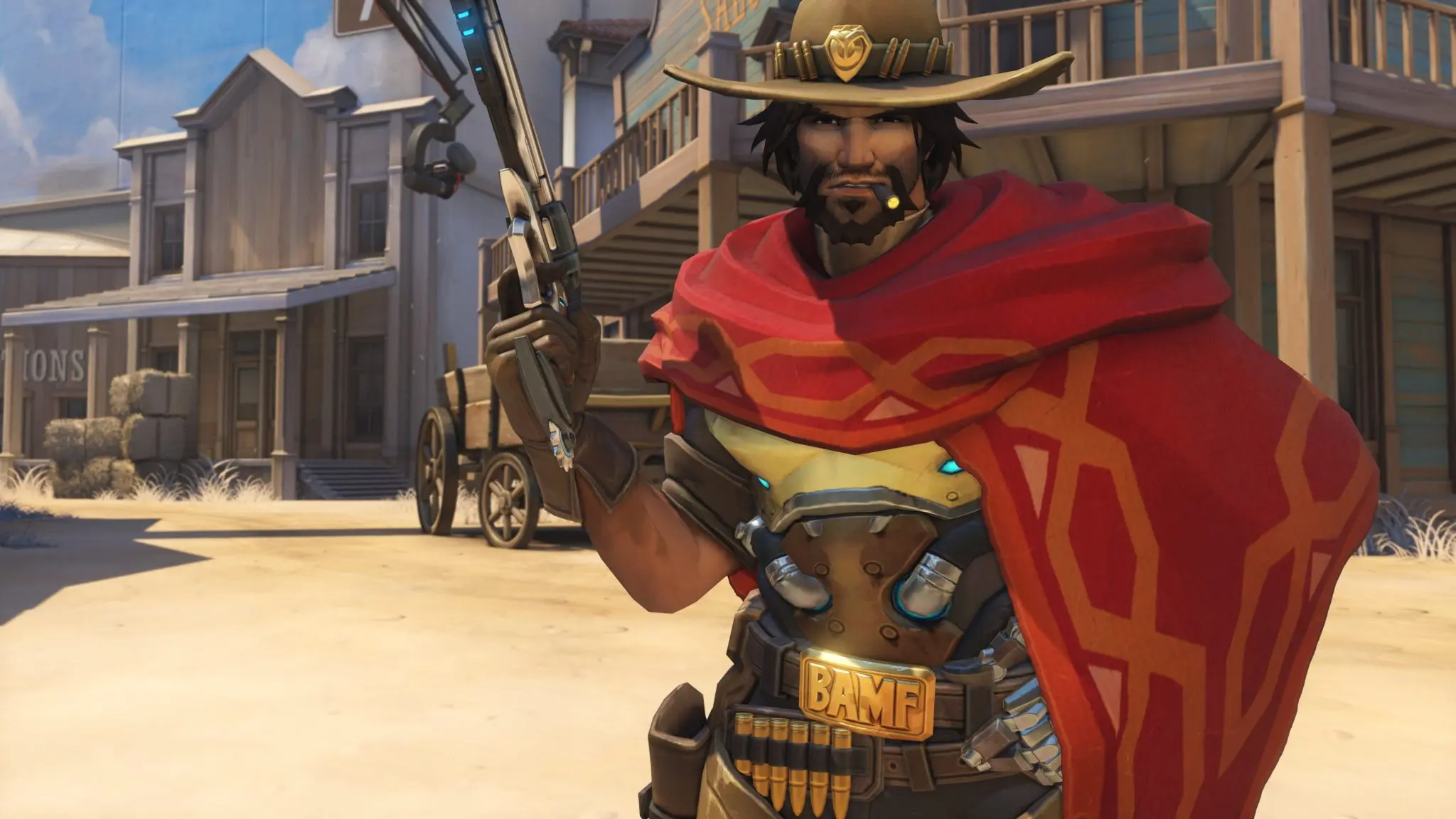 Overwatch's McCree takes aim