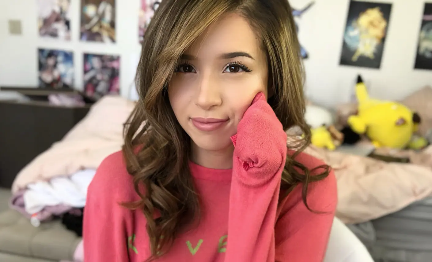 Pokimane poses in Instagram selfie