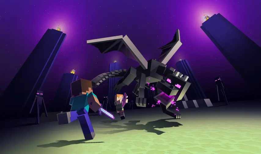 Ender Dragon in Minecraft