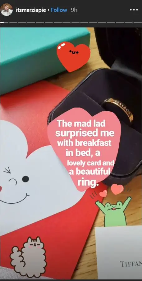 marzia pewdiepie valentine's day gift