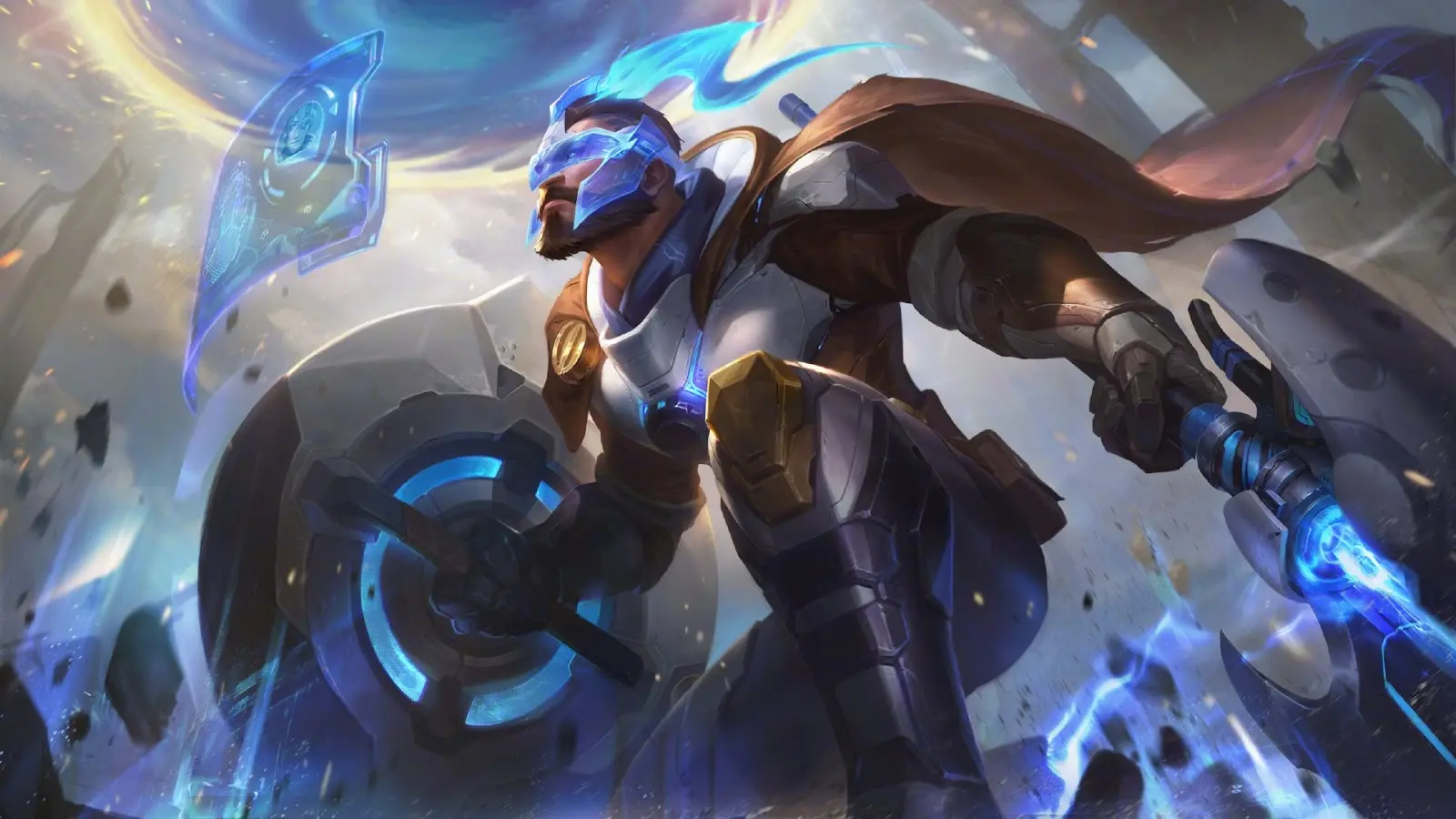 Pulsefire Pantheon splash art for League of Legends