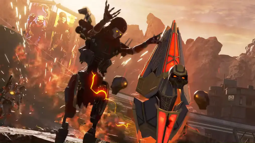 Apex Legends' Revenant using their Death Totem.