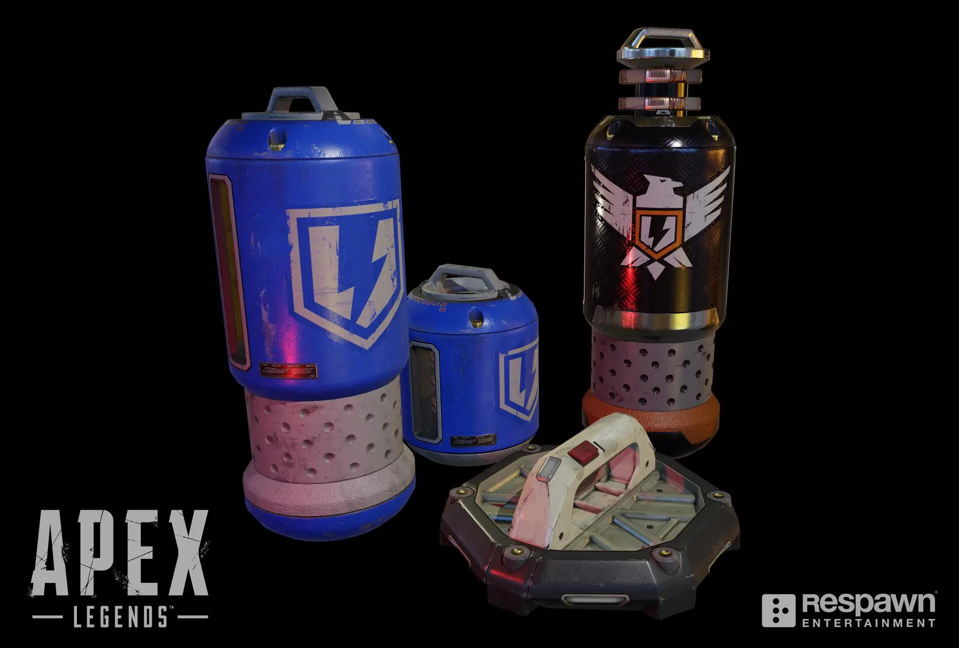 Sheild batteries in Apex Legends.