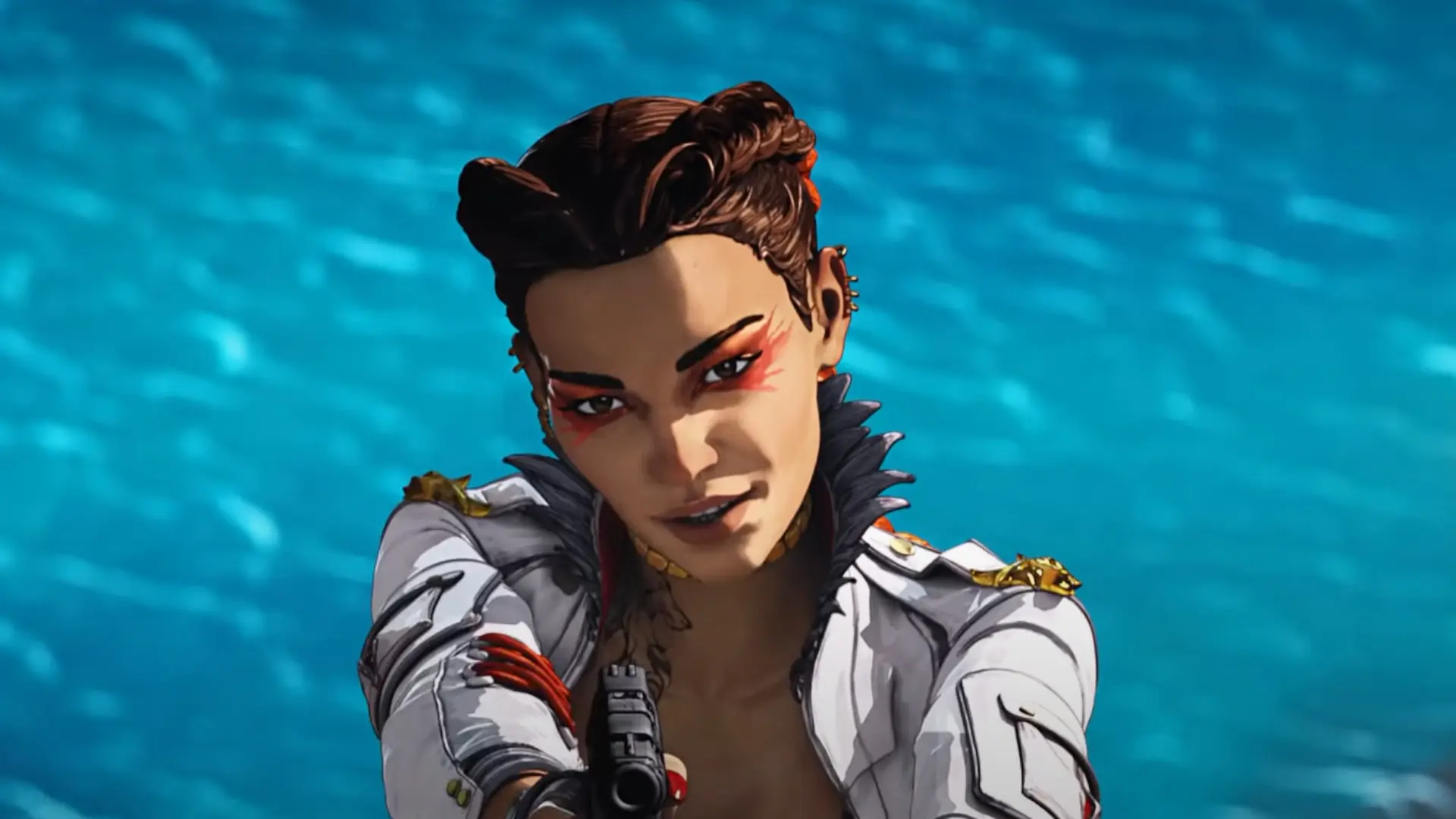 Loba in Apex Legends trailer aiming