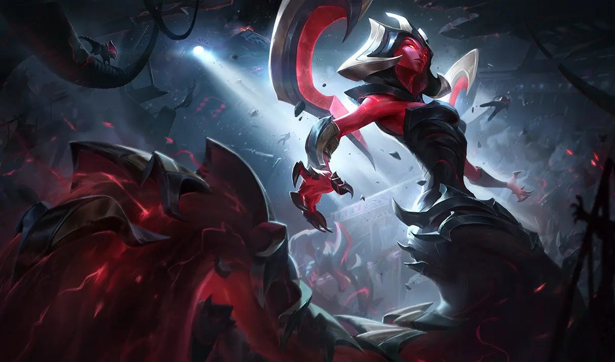 Eternum Cassiopeia splash art for League of Legends