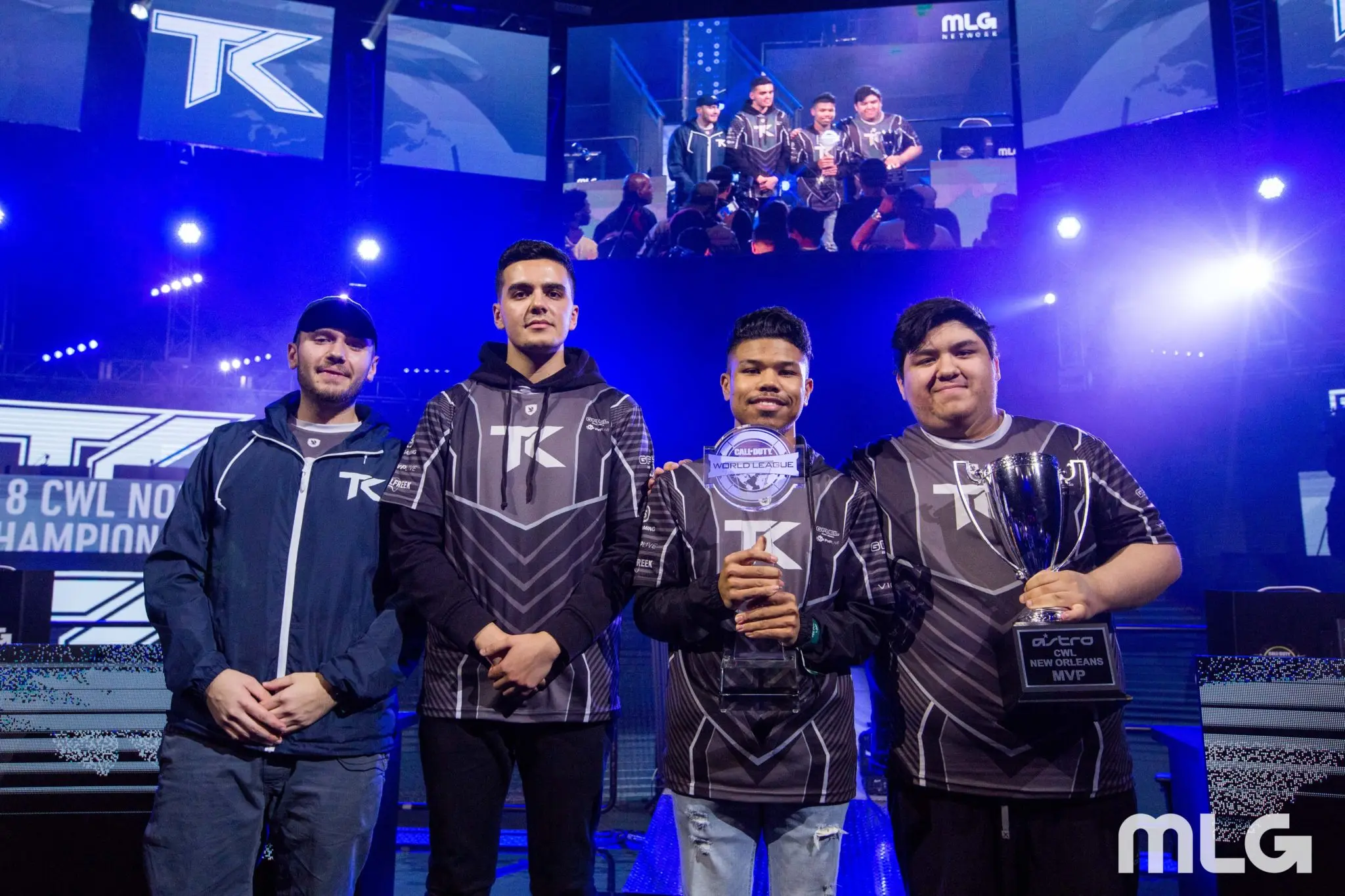 OpTic Gaming Los Angeles' Chino and former tK members.