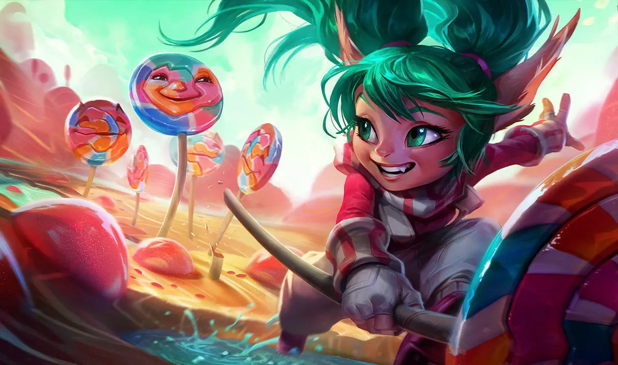 Lollipoppy splash art for League of Legends