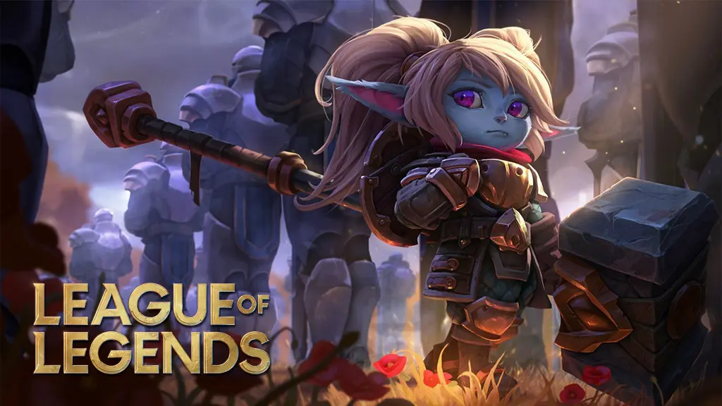 Poppy splash art in League of Legends