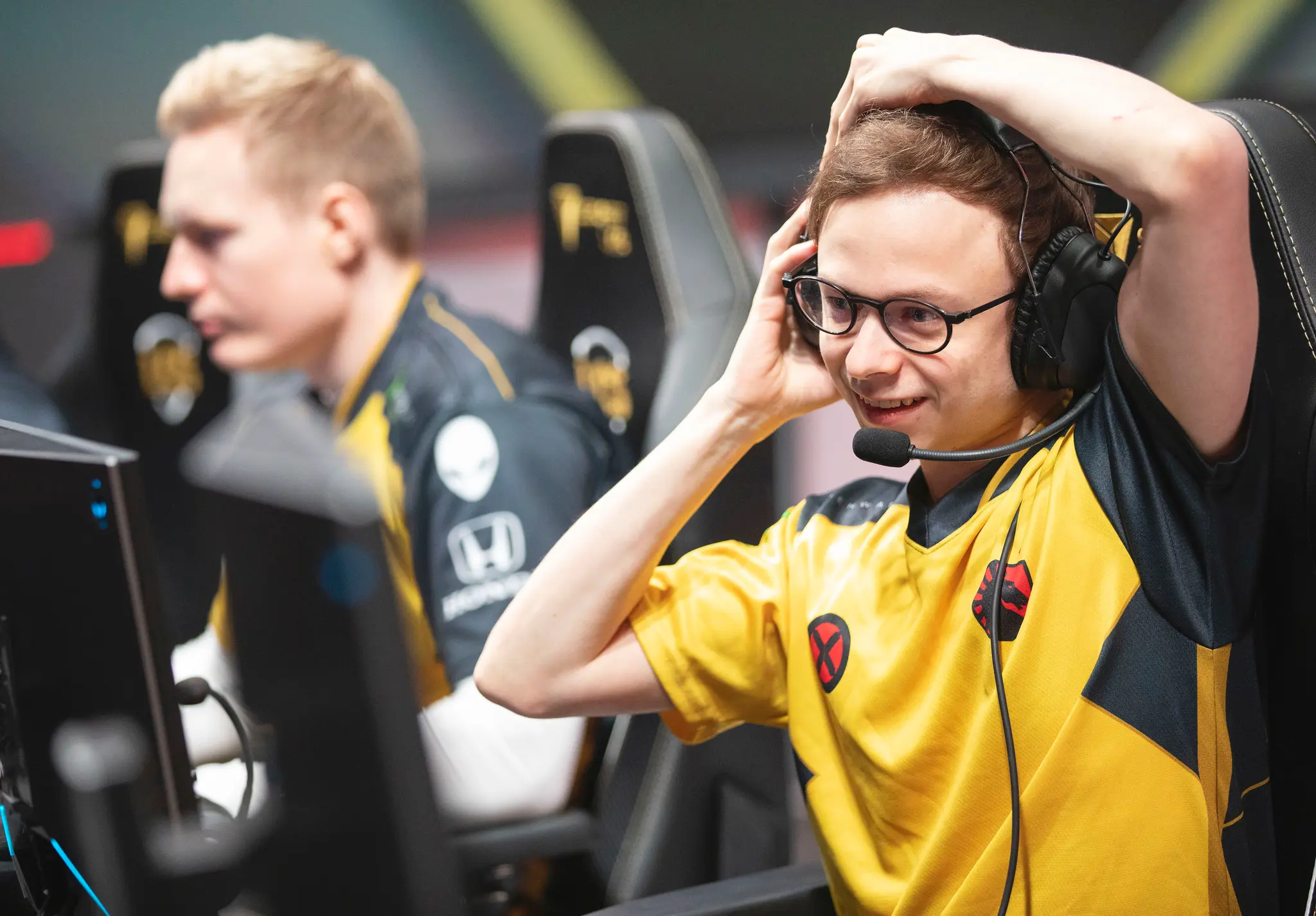 Jensen and Broxah playing for Team Liquid