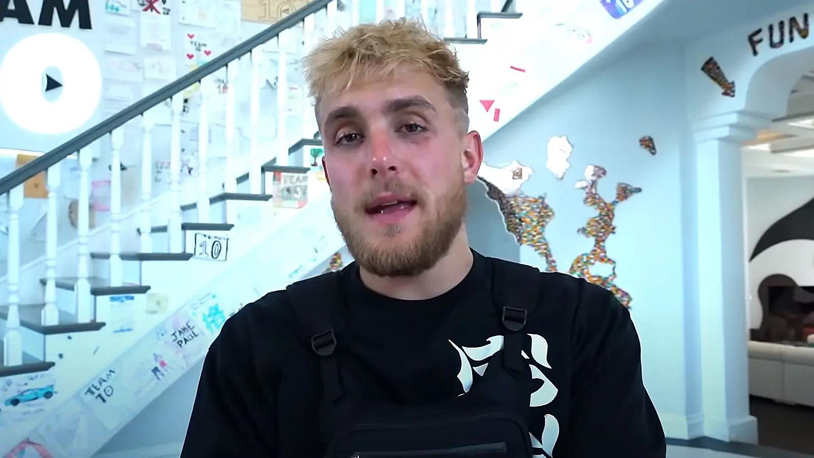 Jake Paul talks to the camera