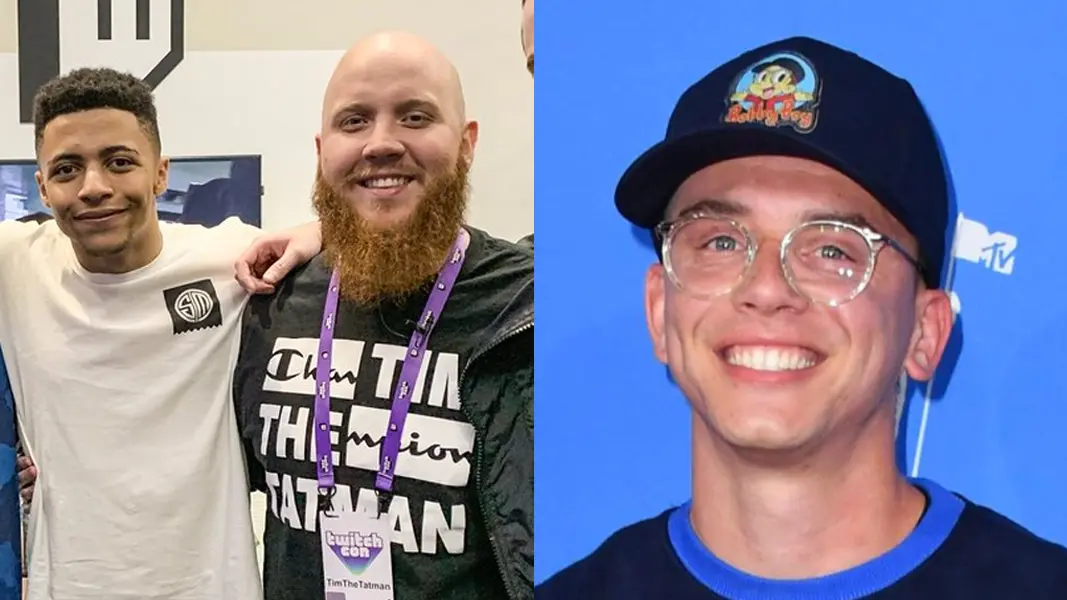 Myth and TimTheTatman next to Logic