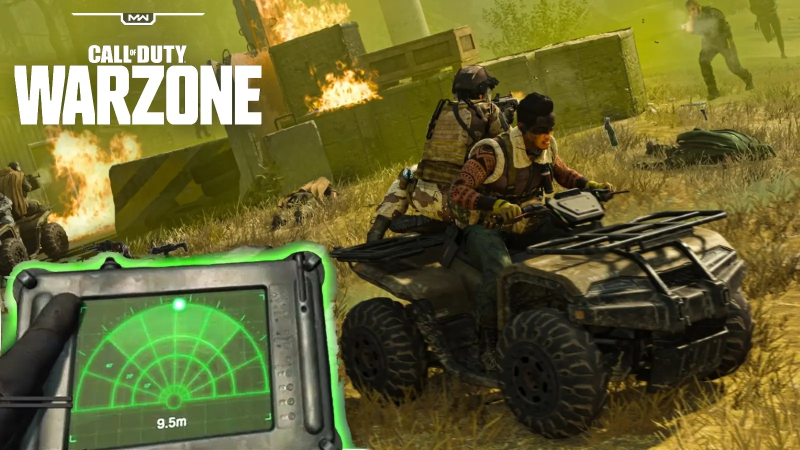 warzone car and heartbeat sensor