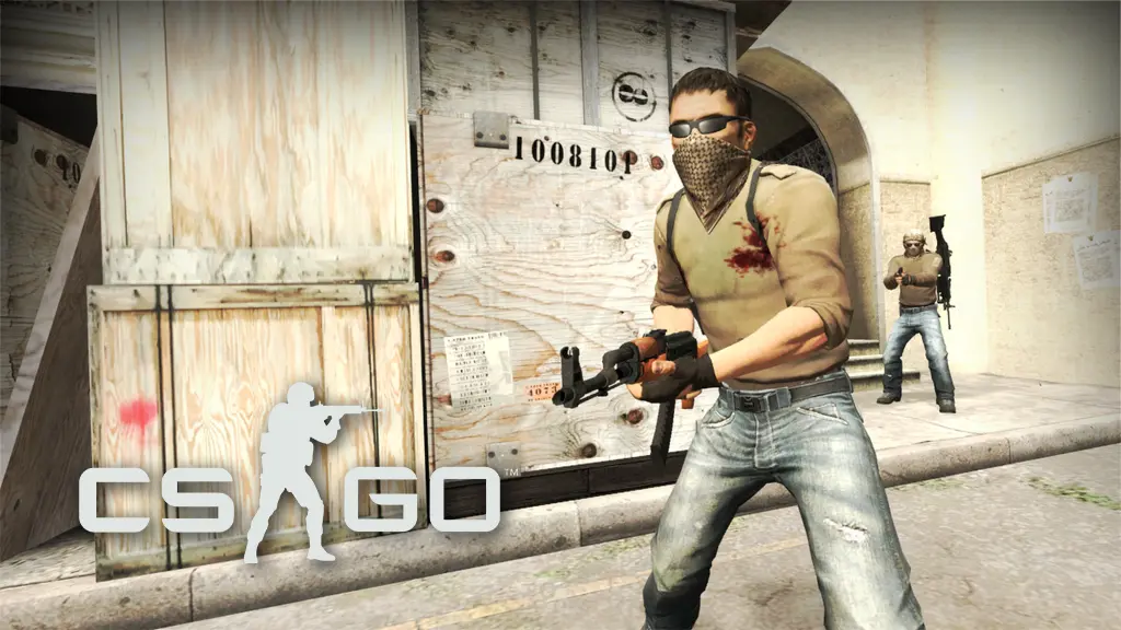 CS:GO terrorist outside B tunnels on Dust 2