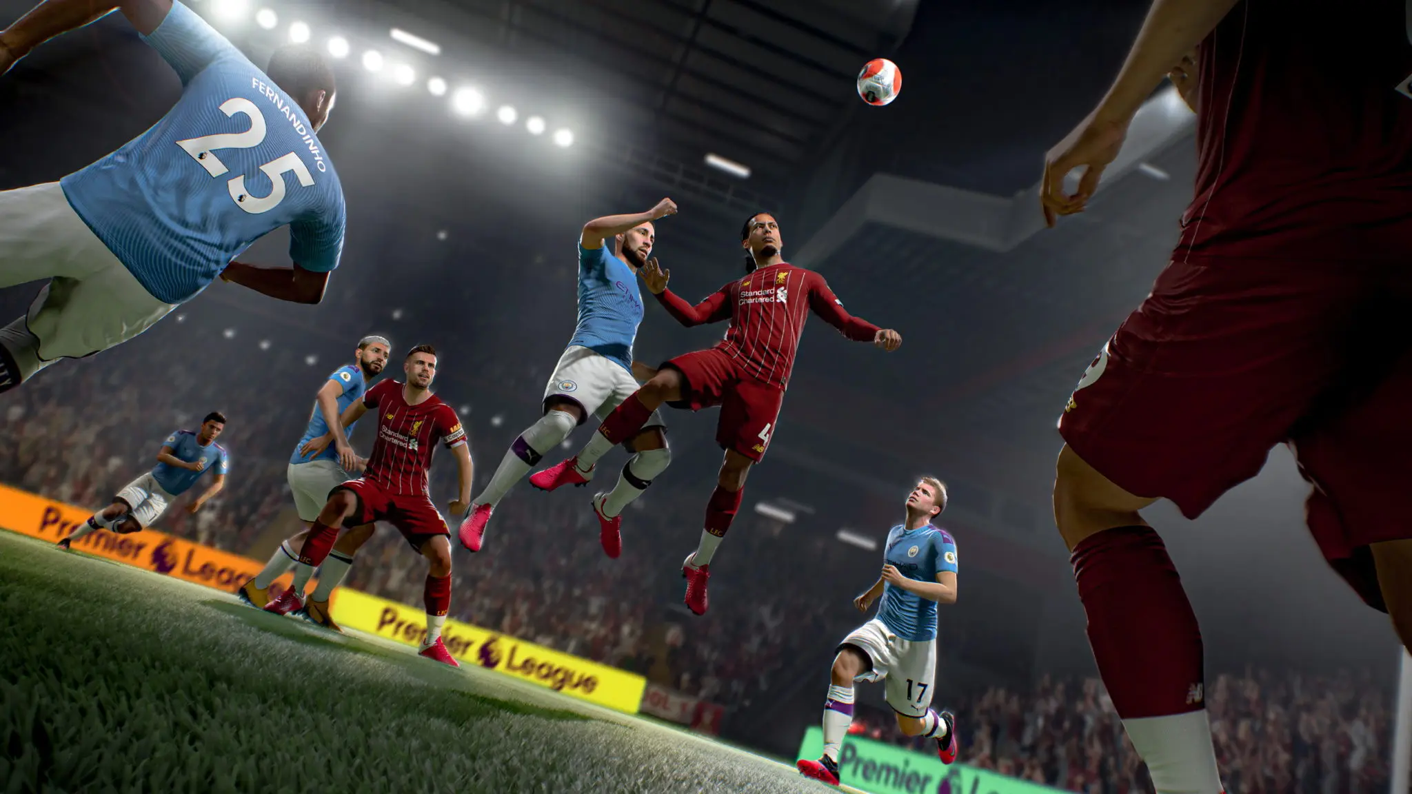 Liverpool vs Manchester City FIFA 21.