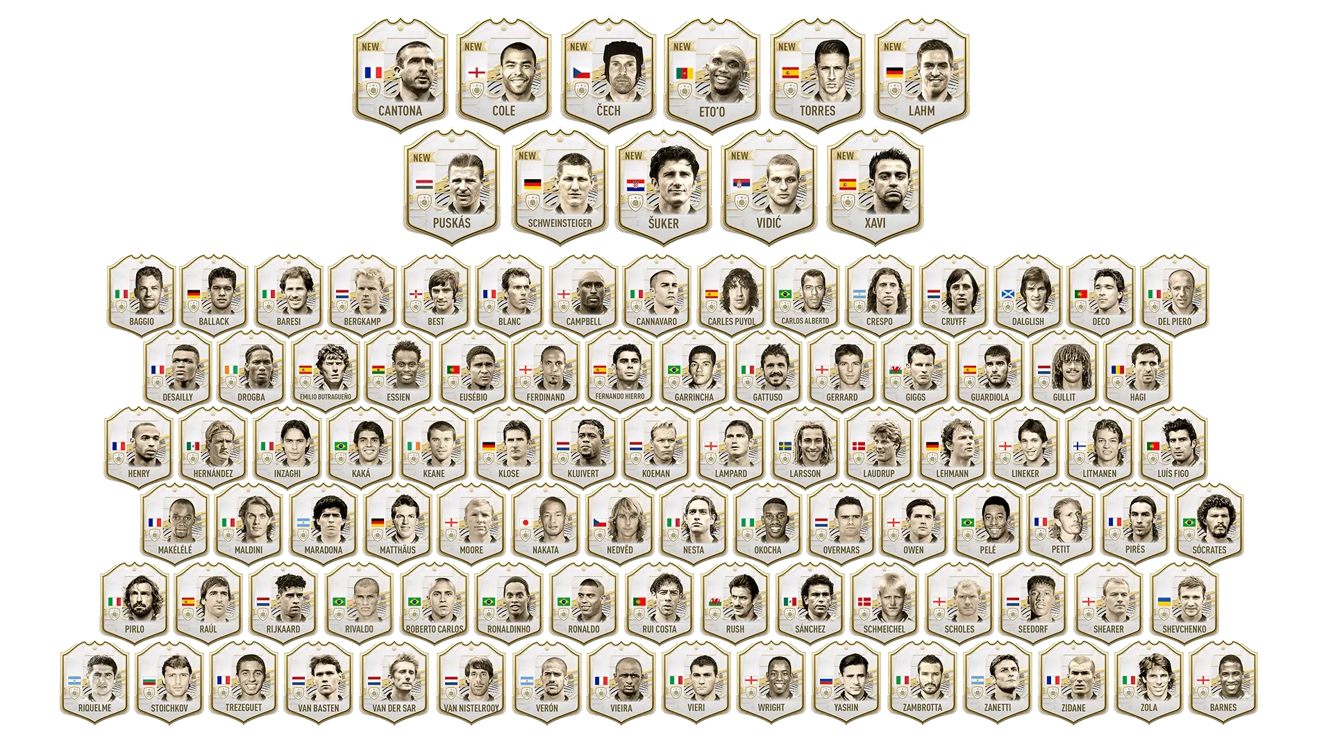 FIFA 21 all icons