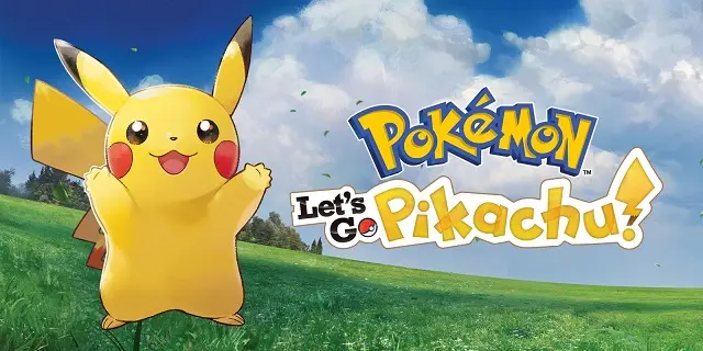 Pikachu in Pokemon Let's Go