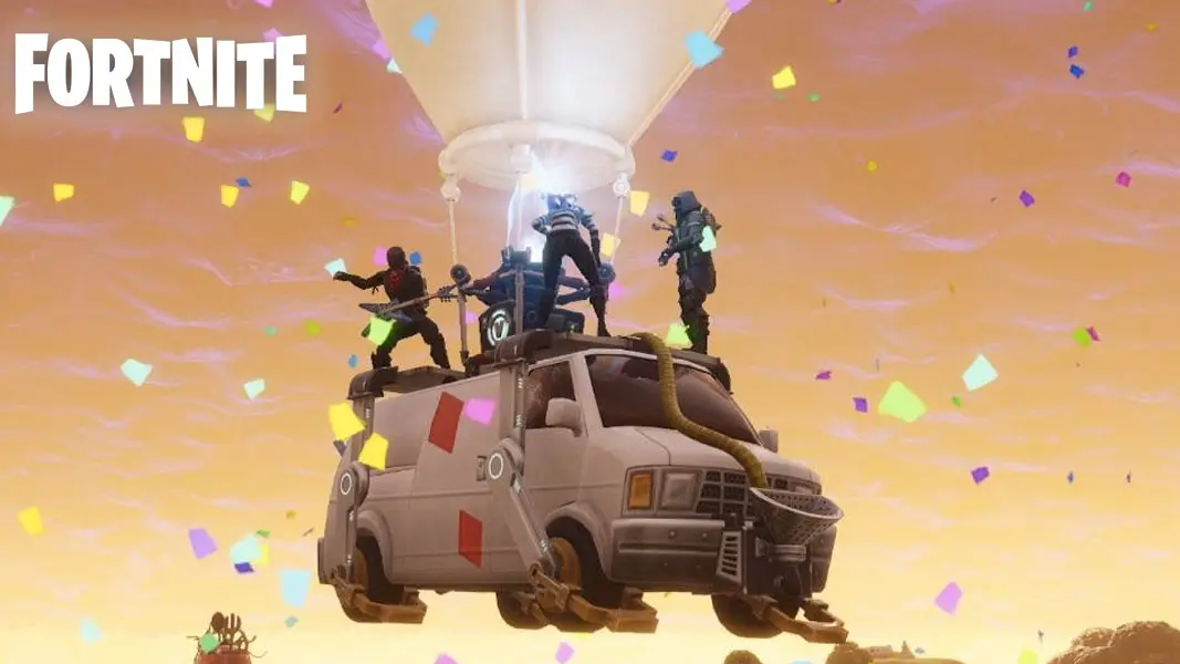 The Getaway LTM van in Fortnite