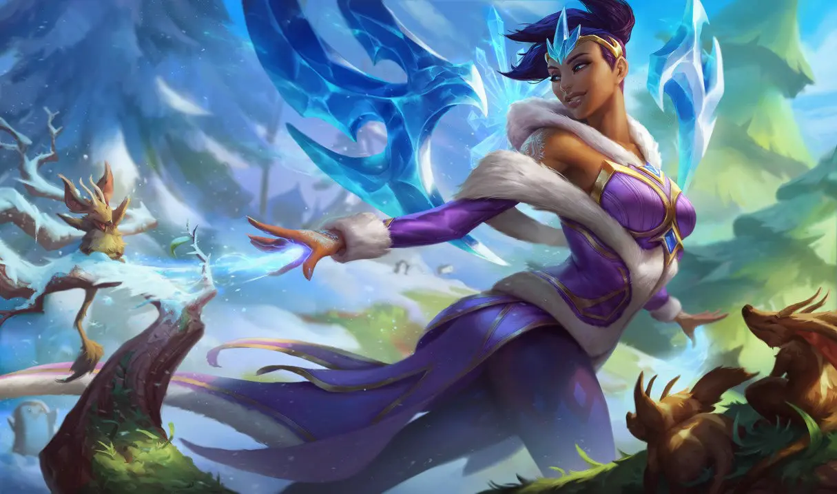 Winter Wonder Karma in League of Legends