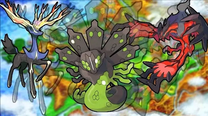 Xerneas, Yveltal, and Zygarde