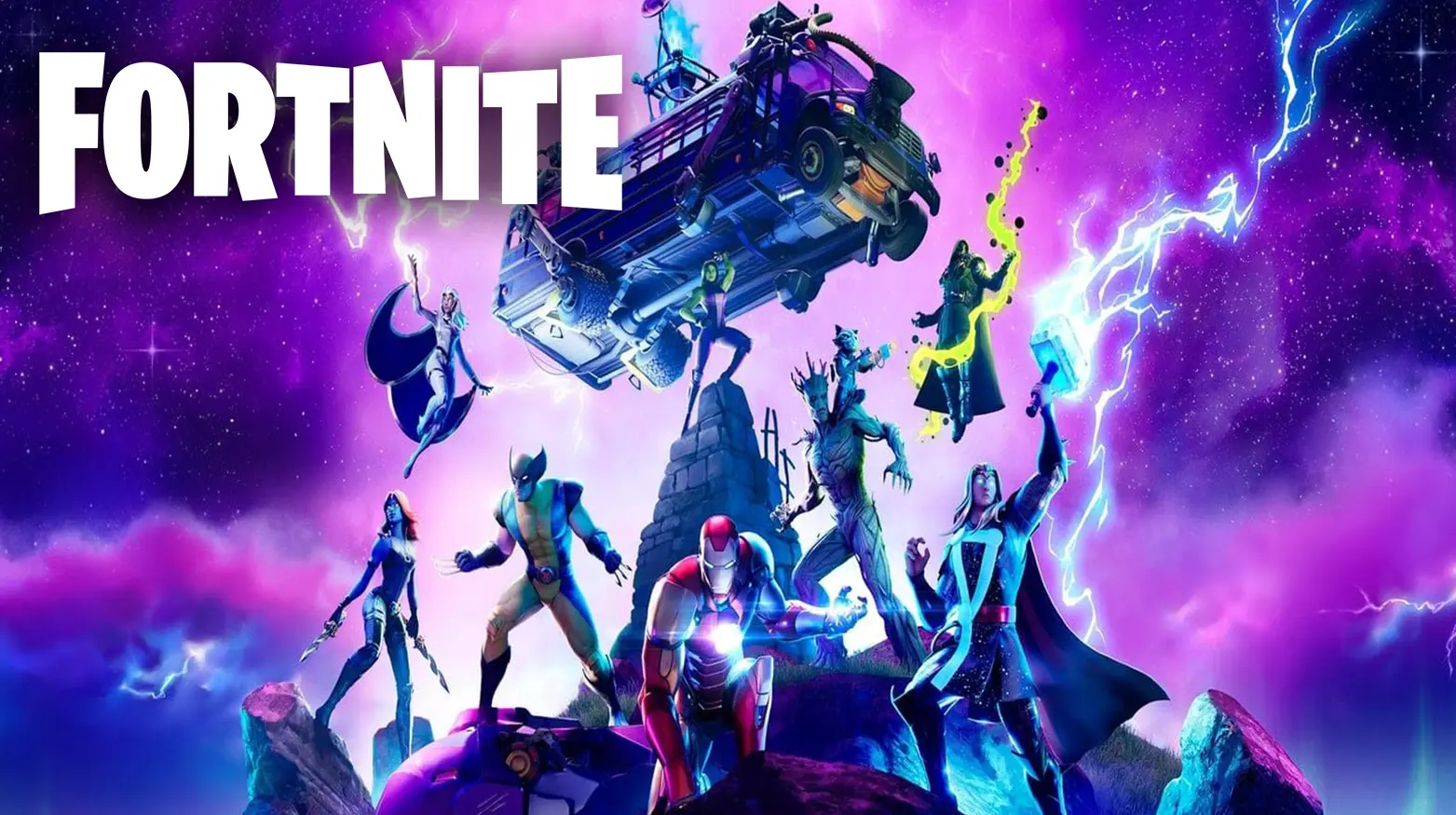 Fortnite Season 4 Marvel heroes