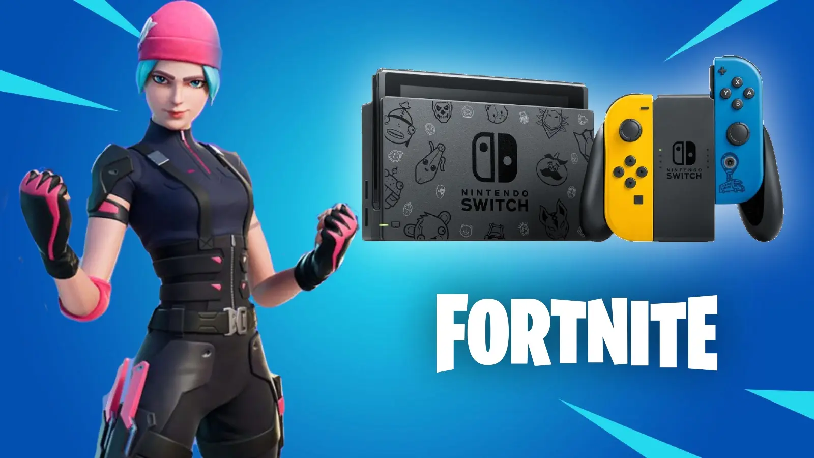 Nintendo Switch Fortnite Wildcat Pack bundle