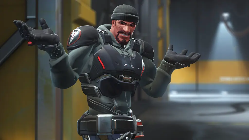 Reaper shrugs his shoulders