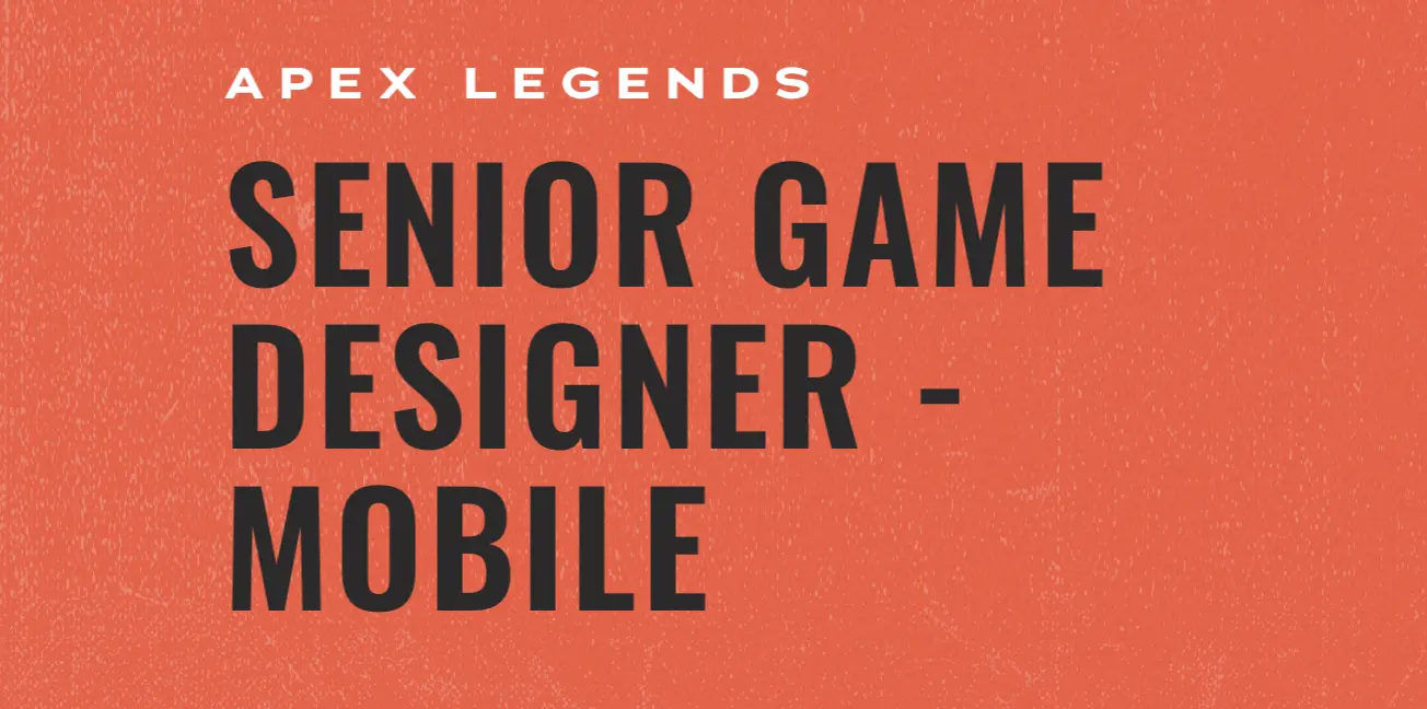 Apex Legends mobile job