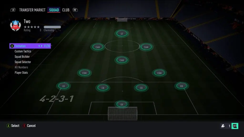 FIFA 21 4231 custom tactics