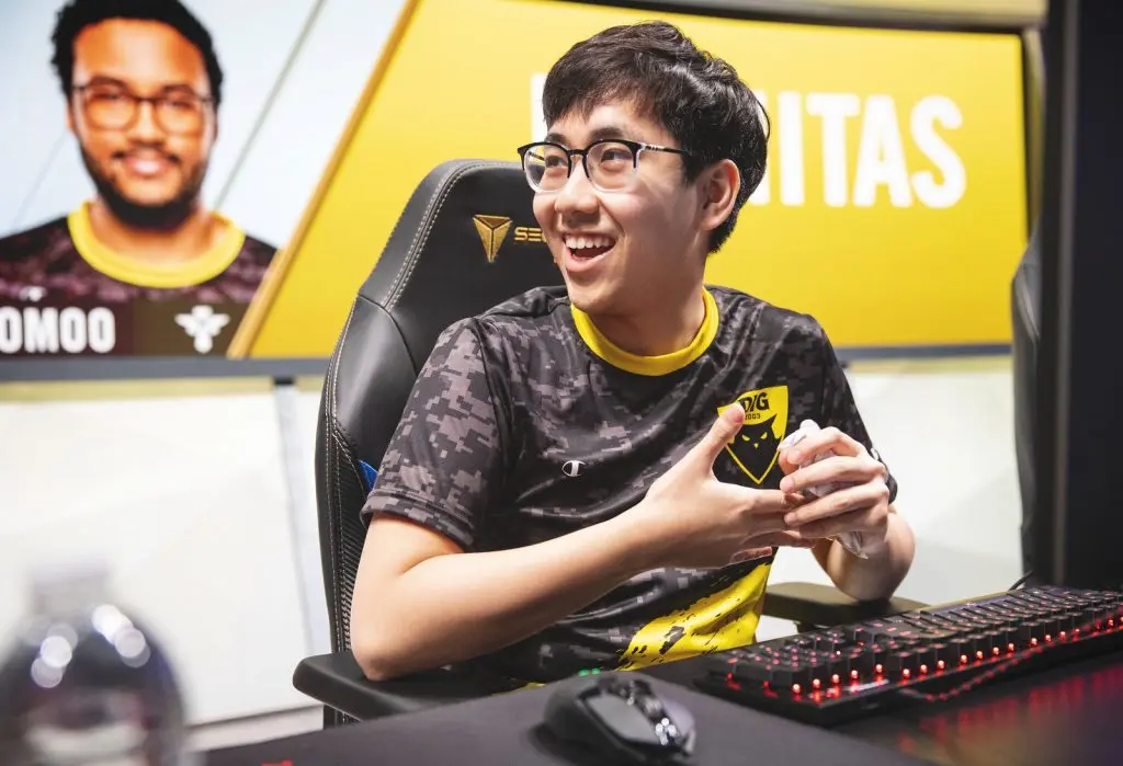 Johnsun playing for Dignitas in LCS Spring 2020