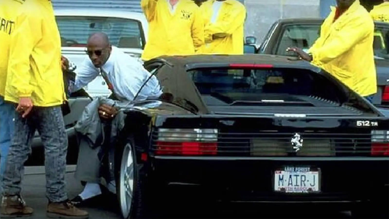 Michael Jordan Black Ferrari 512